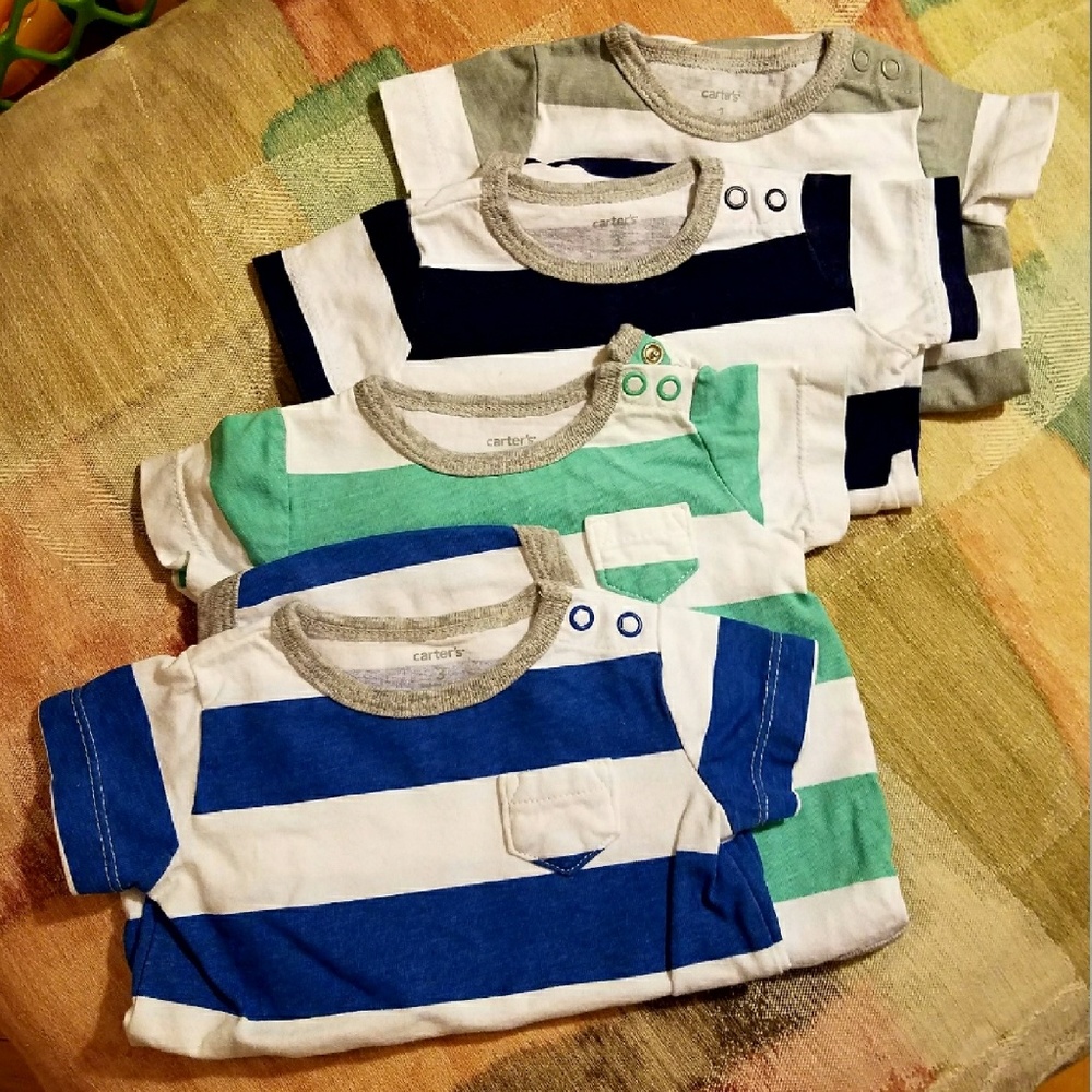 Carter's 4 Piece Original Bodysuit Set 0-3 month